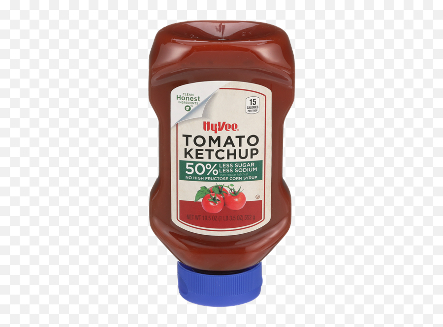 Hy - Vee Tomato Ketchup 50 Less Sugar U0026 Sodium Hyvee Hy Vee Png,Ketchup Transparent