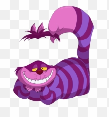 Cheshire Cat Png Free Download - Purple Cat From Alice In Wonderland,Cheshire Cat Png