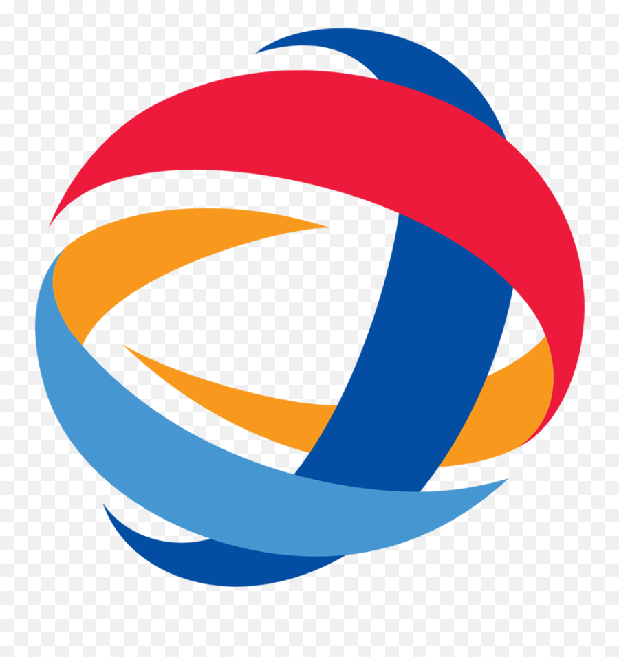 Total Logo - Red Blue Orange Ball Logo Name Png,Shell Gas Logo