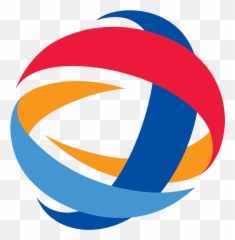Total Logo - Red Blue Orange Ball Name png