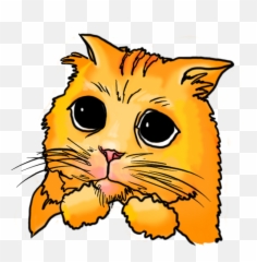 Library Of Halloween Faces Royalty Free Png Files - Very Sad Kitty Cartoon,Memes Faces Png