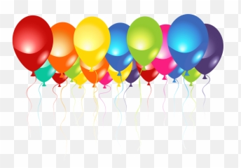 Download Transparent Balloons Png Picture - Background Birthday