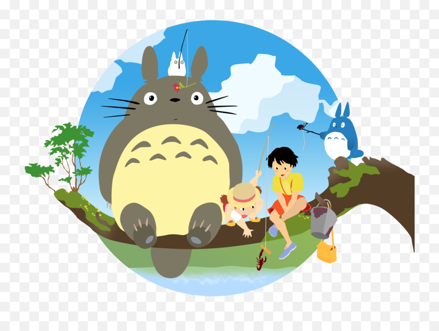 Studio Ghibli Backgrounds Clipart - Transparent Background Totoro Png,Studio Ghibli Png