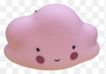 Cute Pink Cloud Night Light Clouds Glow - Bath Toy png