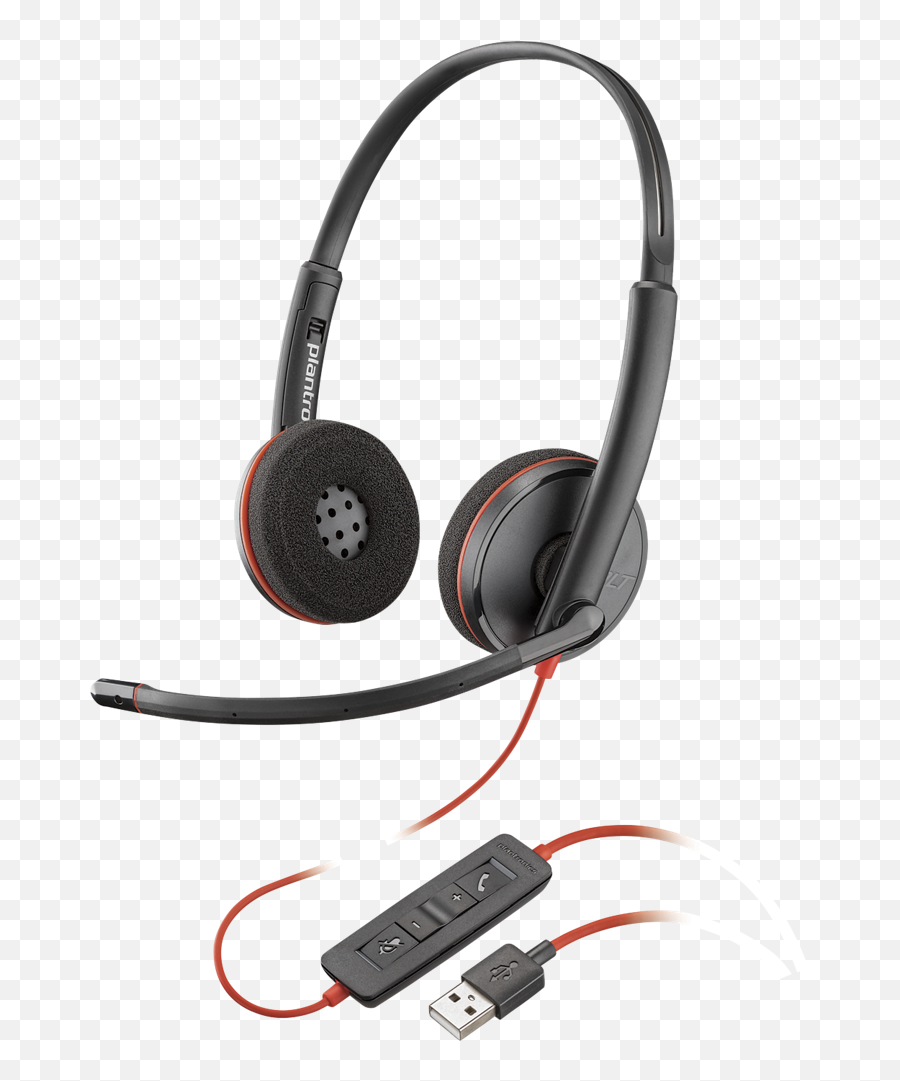 Blackwire 3200 Series - Plantronics Blackwire 3200 Png,Headset Transparent Background