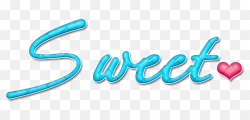 Sweet Png Pic - Png Of Text Sweet,Sweet 16 Png