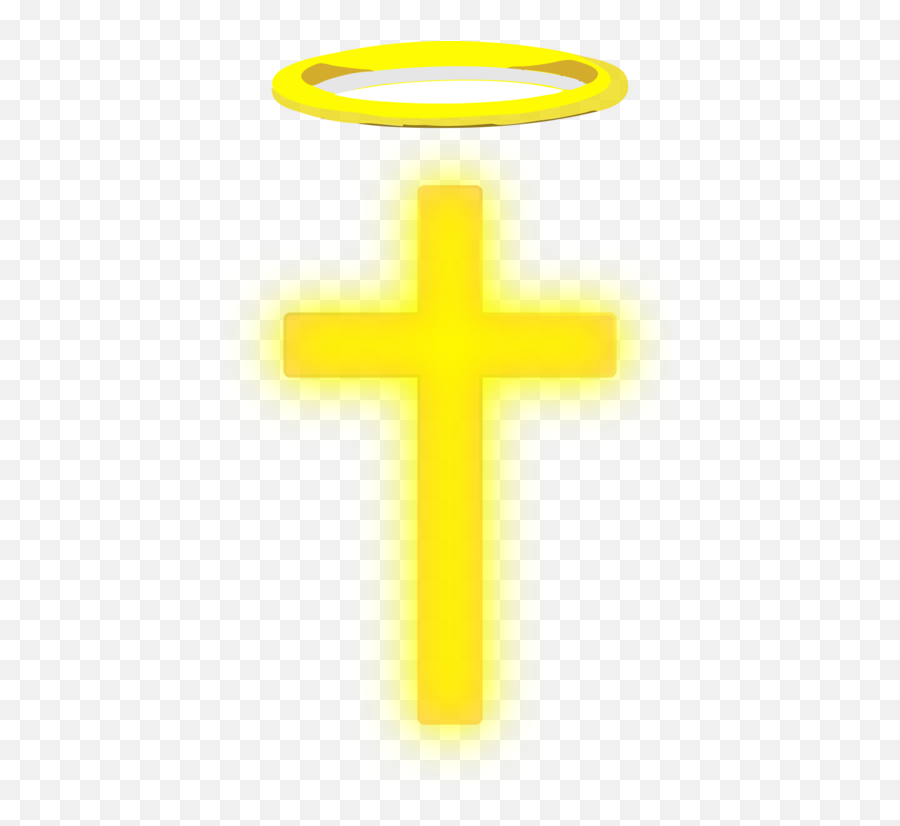 Symbollinecross Png Clipart - Royalty Free Svg Png Cross With Halo,Crosses Png