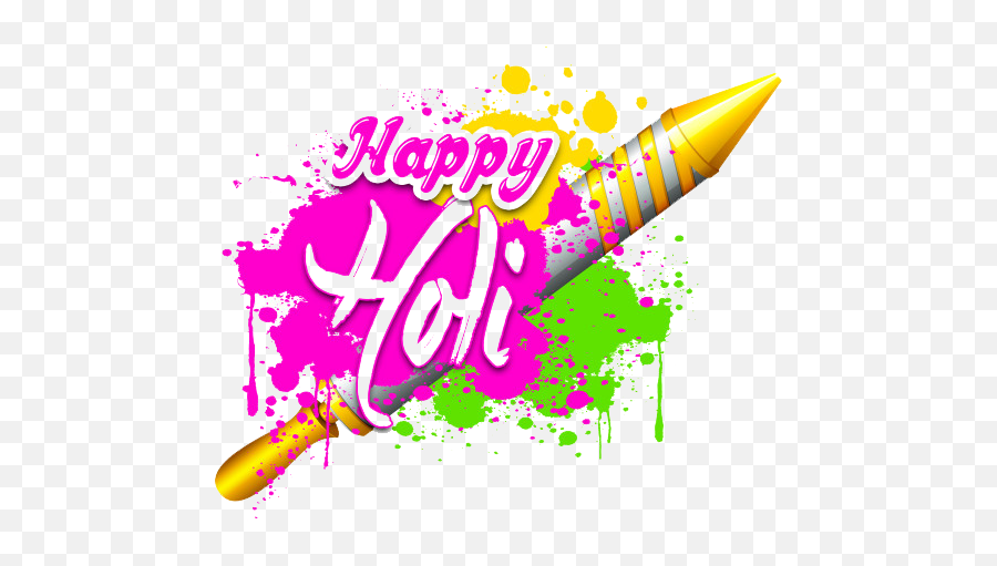 Happy Holi Colour Images Free Download - Holi Pichkari Images Png,Quote Pngm