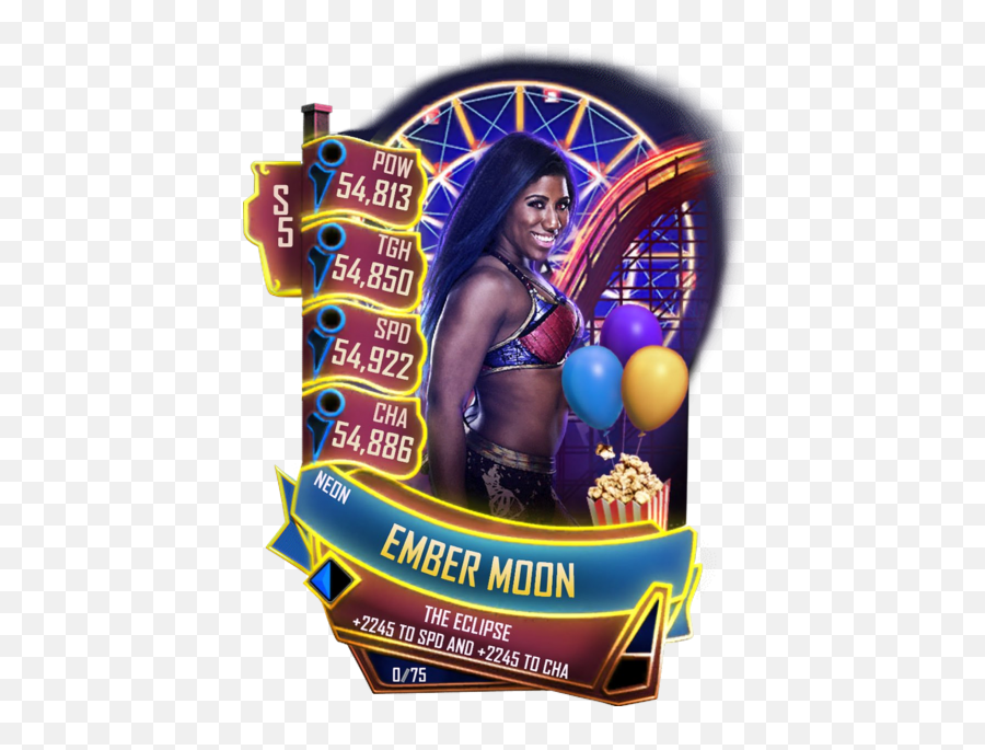 Ember Moon - Wwe Supercard Ember Moon Png,Ember Moon Png