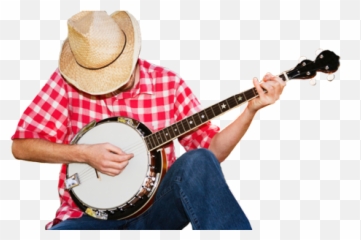 Cowboy With Banjo Png Image - Cow Boy With Banjo,Banjo Png
