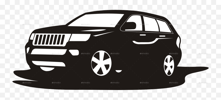 Car Logo Template - Car Logo Black And White Png,Car Logo Png