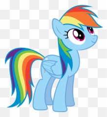 Mirrored Pony Rainbow Dash Safe - Mlp png