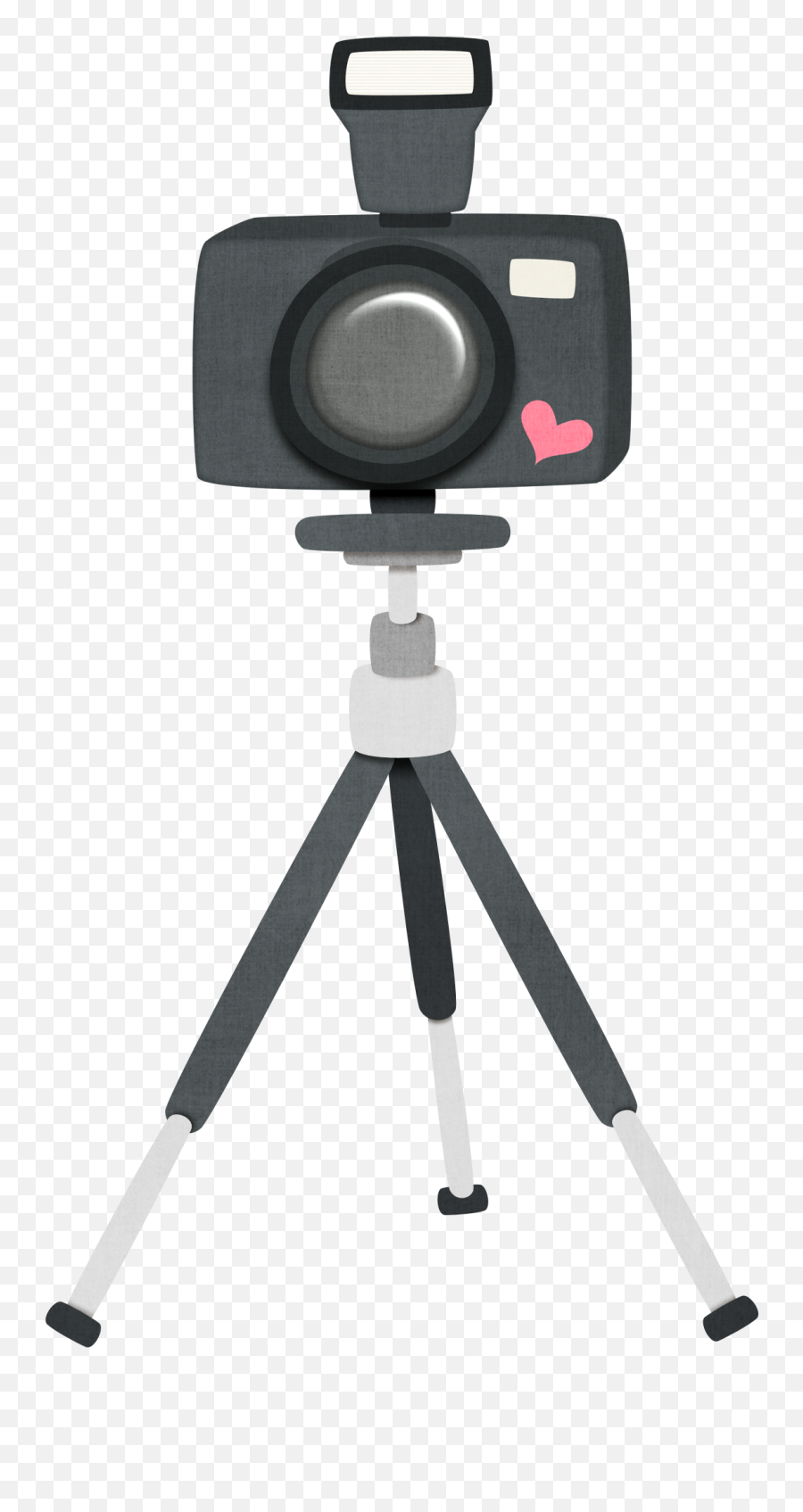 Camera Clipart - Camera On Tripod Clipart Png,Tripod Png