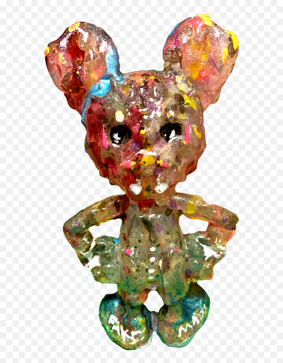 Icky Rat Bubblegum Fucboi Aeqea Custom Artist Figure Resin Art Toy With Hand - Painted Cardback Lovely Png,Boi Hand Png