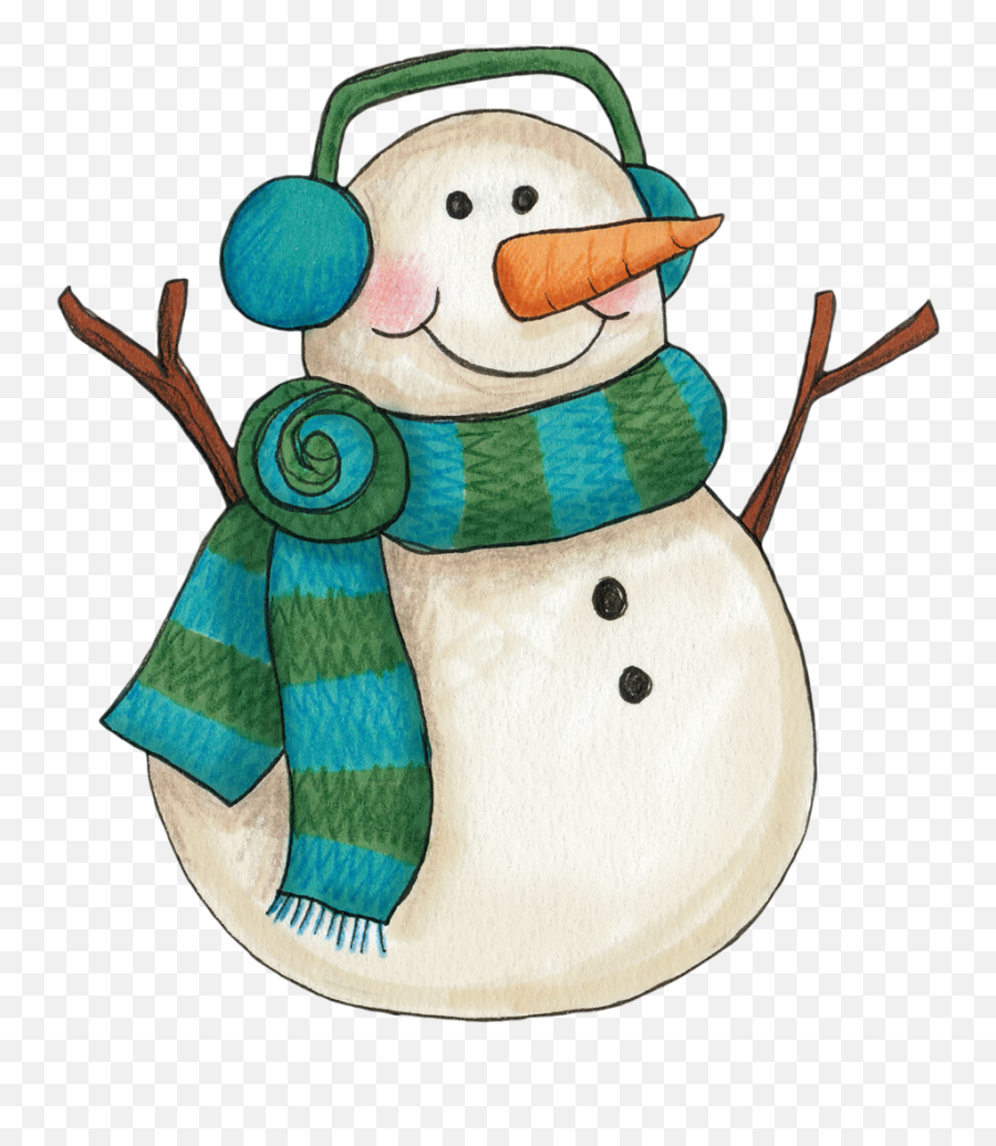 Download Hd Winter Snowman Clip Art - Snowman Clipart Png,Snowman Clipart Transparent Background