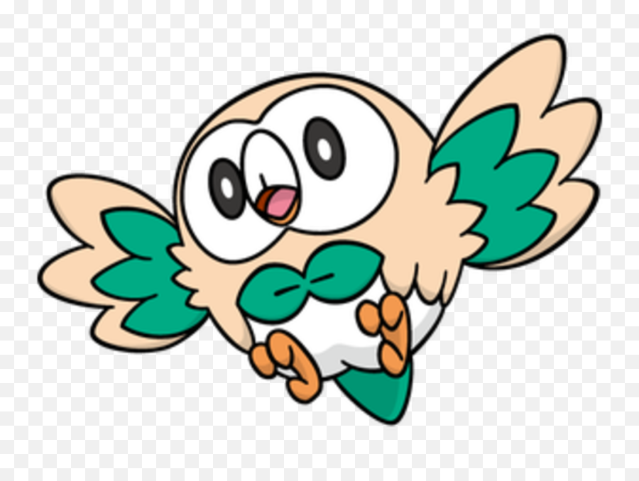 Rowlet Global Link Clipart - Pokemon Rowlet Png,Rowlet Png