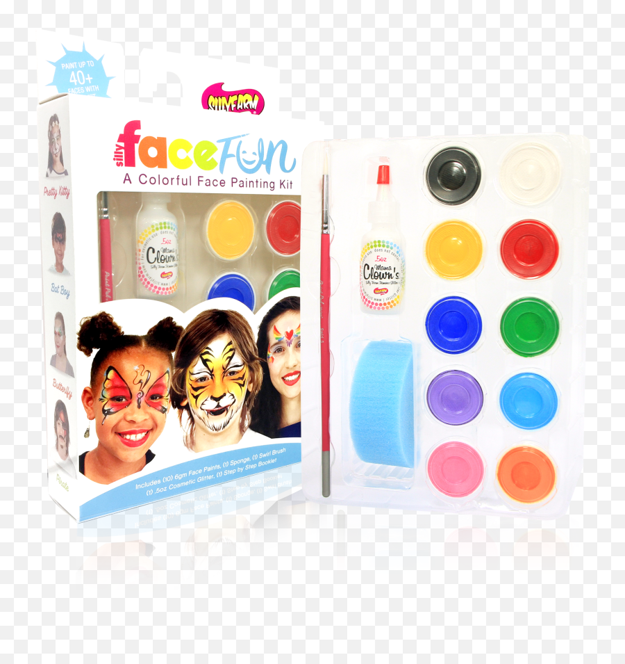 Face Paint Png - Silly Farm Face Fun Kit Classic Party,Face Paint Png