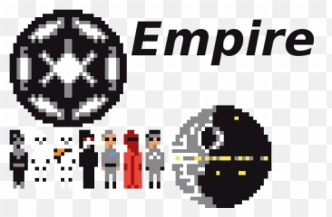 Starwars Pixel Art - Wars Empire png