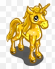 Gold Unicorn Foal - Unicorn Foal Farmville Png,Gold Unicorn Png