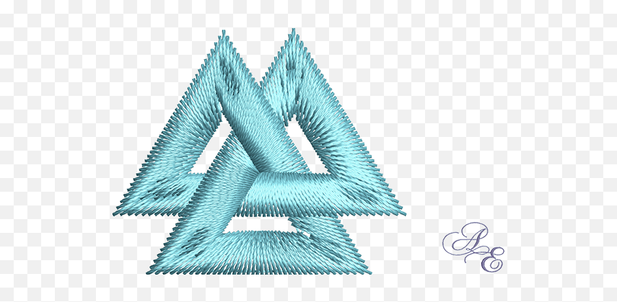 Art Of Embroidery - Horizontal Png,Valknut Png