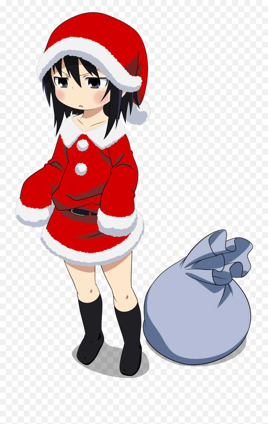 Anime Christmas Png - Anime Santa Png,Anime Christmas Icon