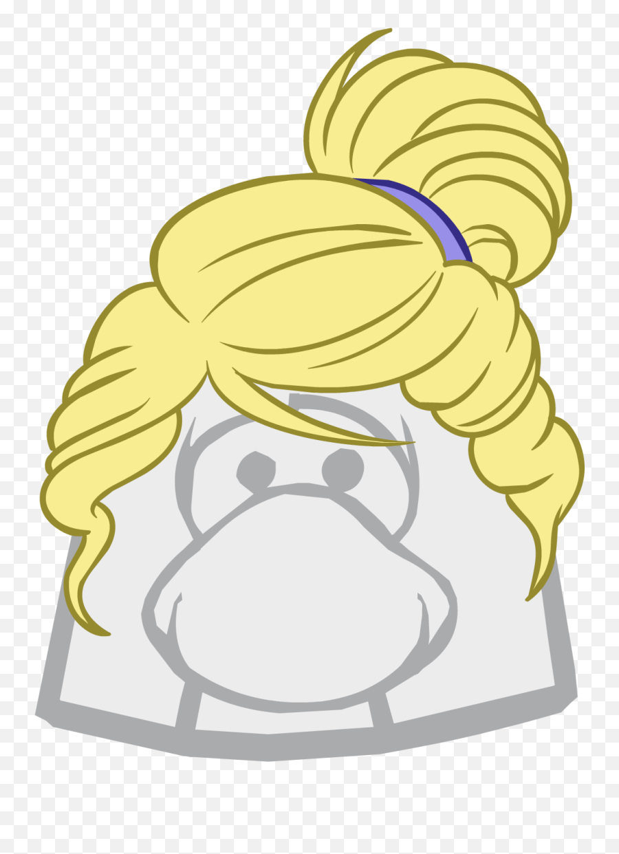 Icon - Club Penguin Ponytail Png,Facebook Icon Penguin