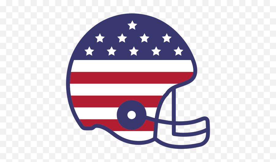 Football Helmet Usa Flag Flat - American Football Flag Helemt Png,Icon Doodle Helmet