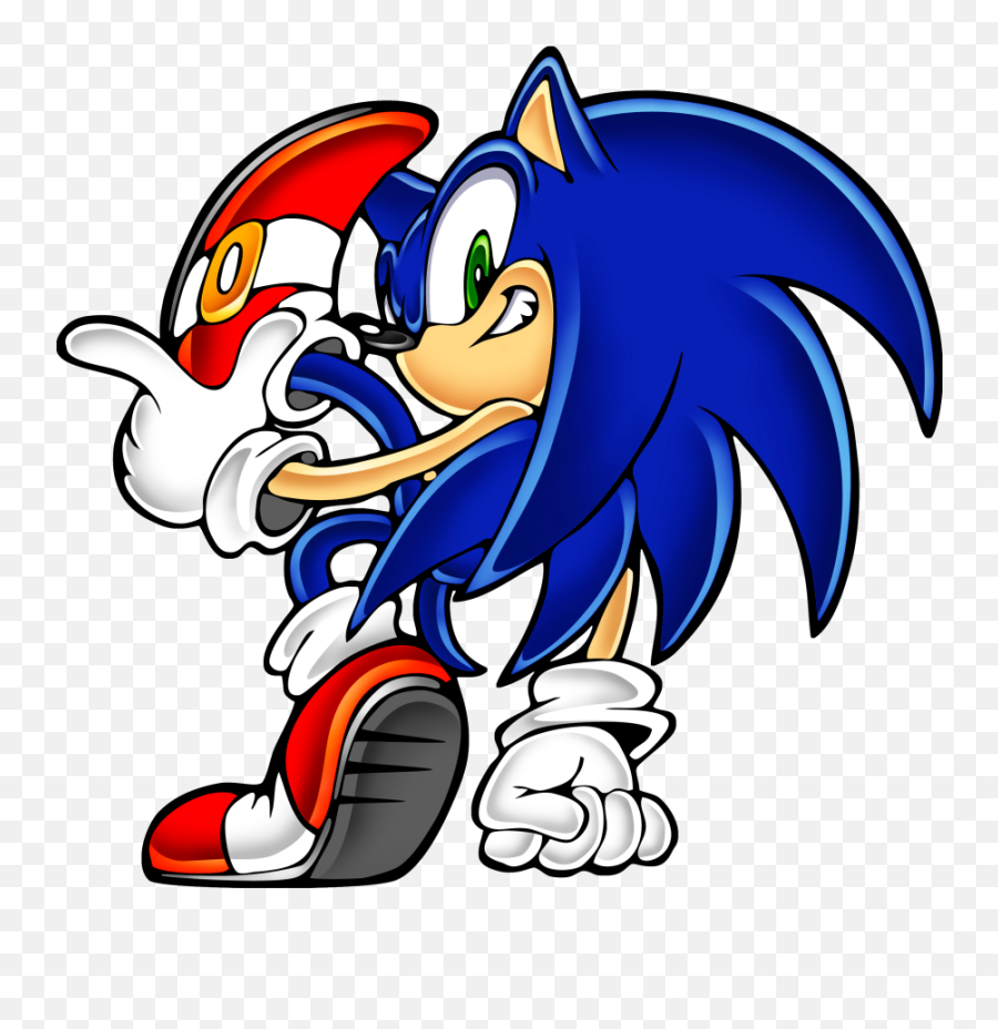 Sonic Does Not Belong - Sonic Adventure Sonic Pose Png,Sonic The Hedgehog Transparent