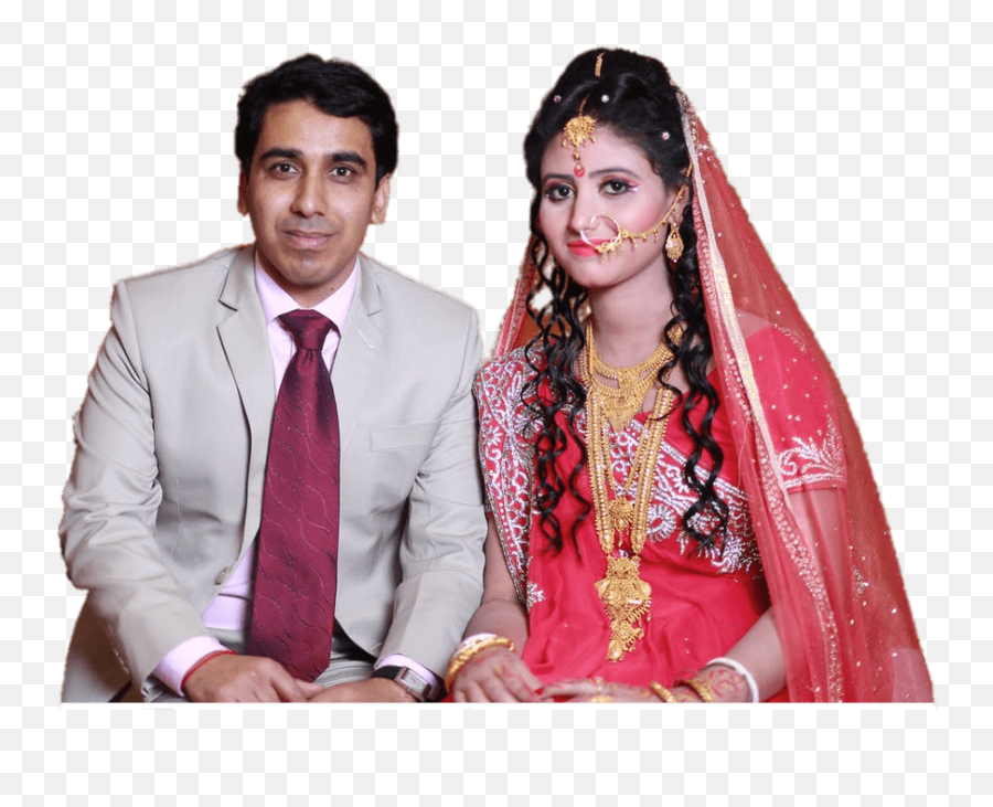 Married Couple Traditional Saree - Court Marriage In India Png,Married Couple Png
