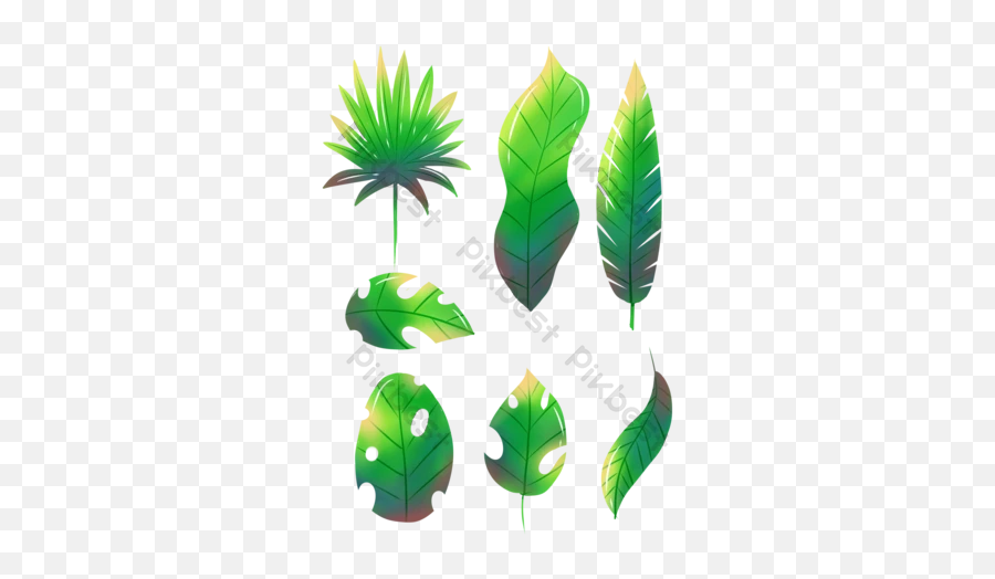 8 Green Palm Leaves Vector Png Images Psd Free Download - Vektor Daun Kelapa,Plant Icon Tumblr