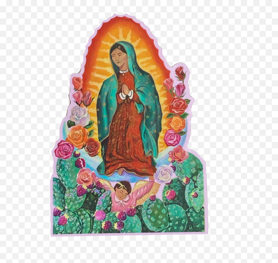 El Jardin Eterno The Arte Por Lola Coloring Book U2013 Arteporlola - Religion Png,Icon Of Our Lady Of Guadalupe