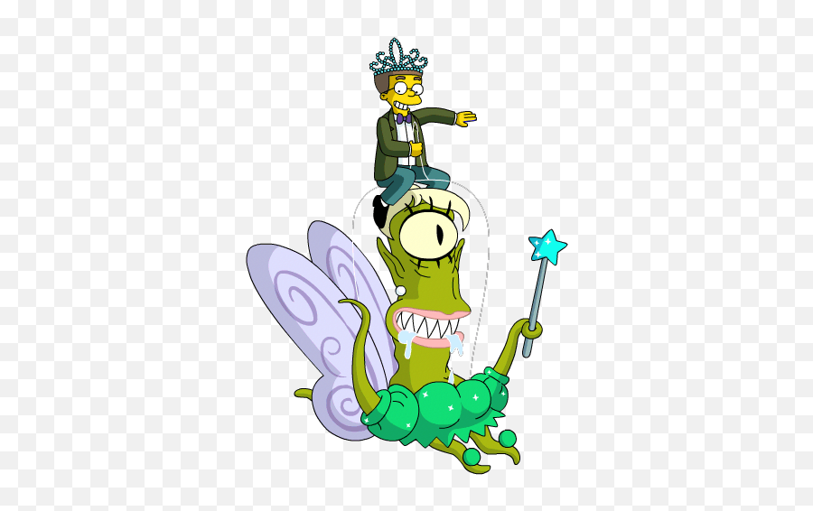 Tapped Out Event Walkthroughs Thoh Alien Costumesthe - Simpsons Fairy Png,Social Media Icon Costumes