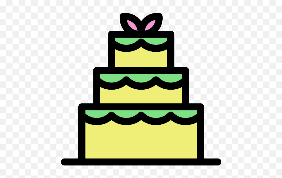 Wedding Cake Dessert Vector Svg Icon - Png Repo Free Png Icons Wedding Cake Icon Png,Yellow Cake Icon