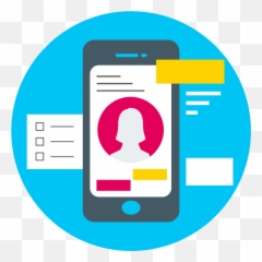 Database Volunteer Management App Helper - Mobile Phone png