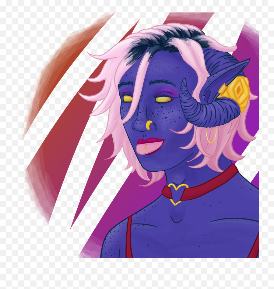 Visual Art U2014 Dpurpurea Studio Png Tiefling Icon