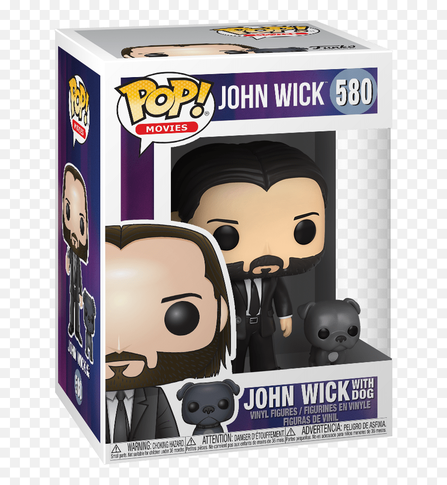 John Wick W Dog - John Wick 580 Pop Vinyl John Wick Funko Pop Png,John Wick Fortnite Png