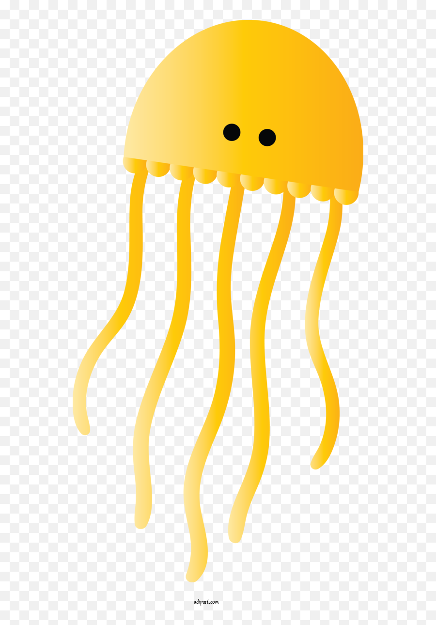 Animals Yellow Jellyfish Emoticon For - Jellyfish Jellyfish Png,Jellyfish Icon