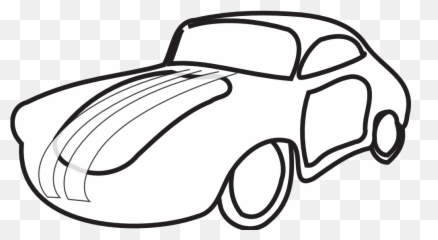 Net Clip Art Classic Car Alloy Black White Co - Old Icon png