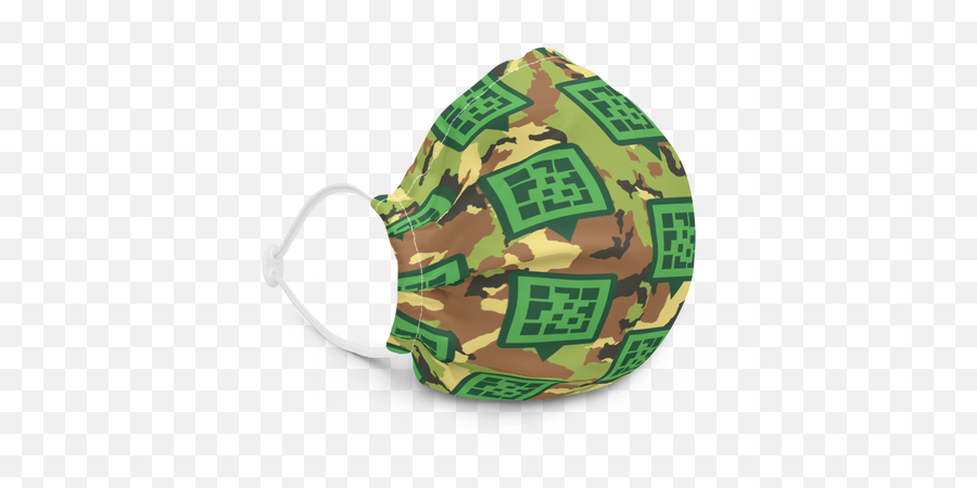 Qr Icon Camo Print Premium Face Mask U2013 Freeze Tag Store Png Large