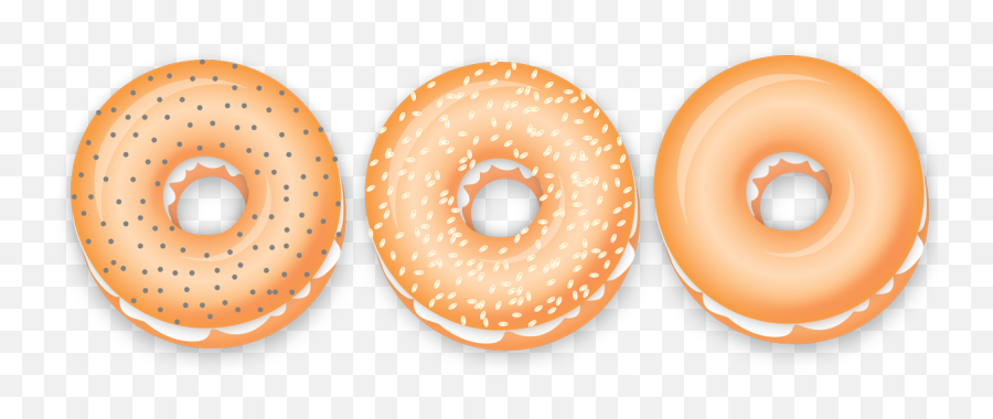 New Yorker Bagels - Circle Png,Peach Emoji Png
