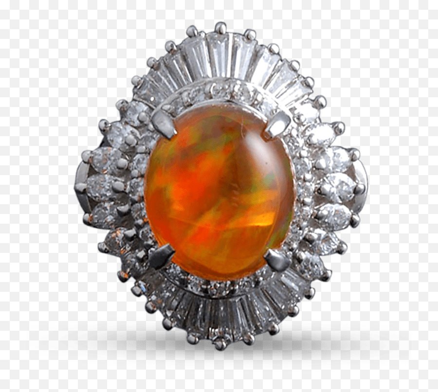 Fire Opal Ring 404 Carats - Garfield And Pooky Perler Bead Png,Ring Of Fire Png