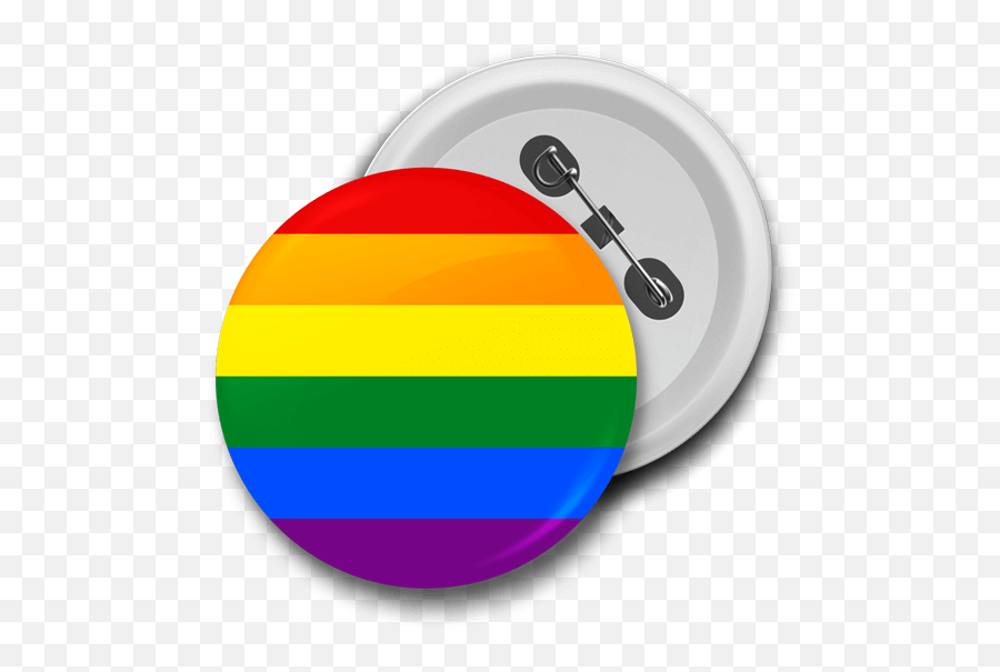 Rainbow Flag - Lgbtq Pride Flag Badge Just Stickers Circle Png,Gay Pride Flag Png