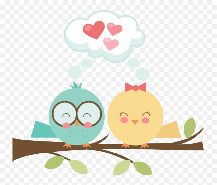 In Love Clipart - Cute Love Birds Clipart Png,Free.png Files