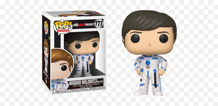 Big Bang Theory Howard Wolowitz In Space Suit Pop Funko Png
