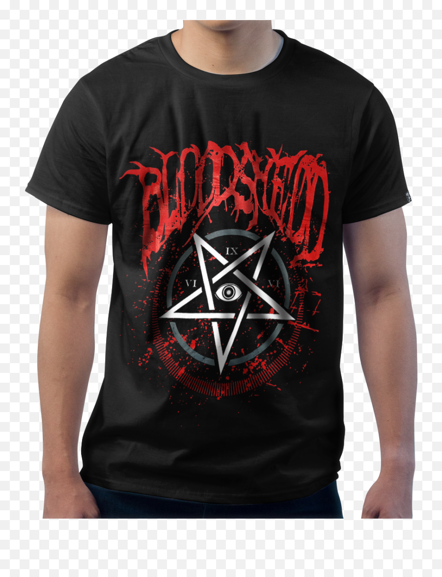 Download Hd Doom Pentagram Png - Pentagram Transparent Png Active Shirt,Pentagram Png