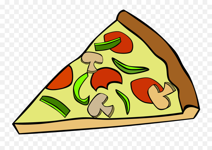 Free Food Cliparts Transparent - Slice Of Pizza Clipart Png,Food Clipart Transparent Background