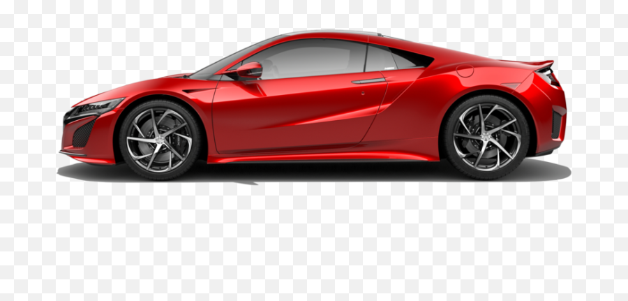Honda Nsx In Valencia Red Pearl - Honda Nsx Side View Png,Red Car Png