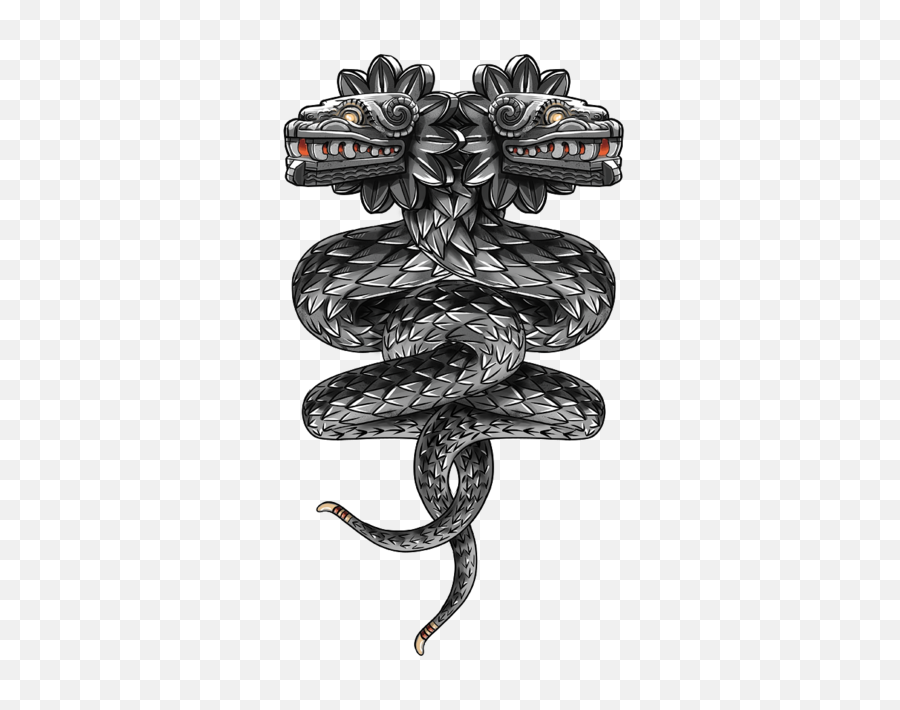 Svg Freeuse Stock Aztec Vector Serpent - Simple Quetzalcoatl Tattoo Png,Quetzalcoatl Png