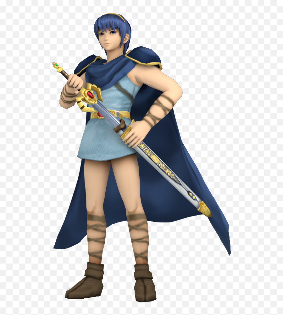 Download Unofficial Smash 3 Alt Classic - Old Marth Fire Emblem Png,Marth Png