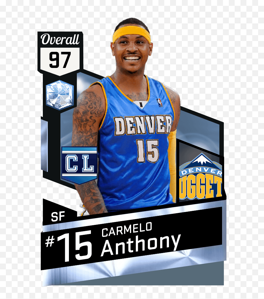 Gail Goodrich Nba 2k17 Png Image With - Denver Nuggets,Carmelo Anthony Png